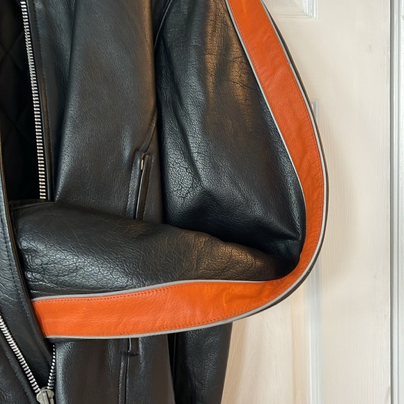 Men’s Leather Mororcycle Jacket - Picture 2 of 6